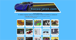 Desktop Screenshot of kocsisjatek.com